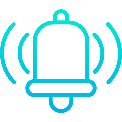 dzwonek Kiranshastry Gradient ikona