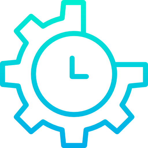 Time management Kiranshastry Gradient icon