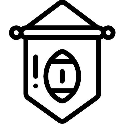 페넌트 Detailed Rounded Lineal icon