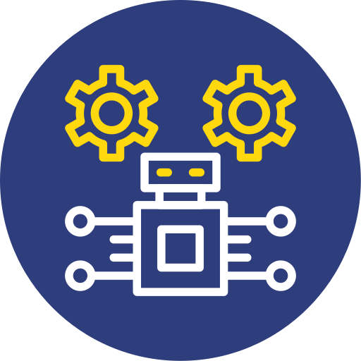 automatización robótica de procesos Generic color fill icono