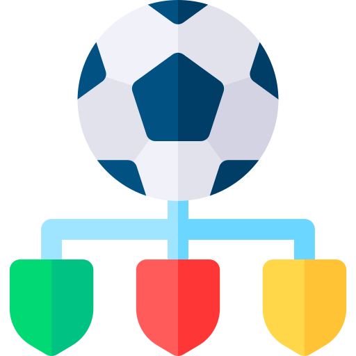 voetbal kampioenschap Basic Rounded Flat icoon