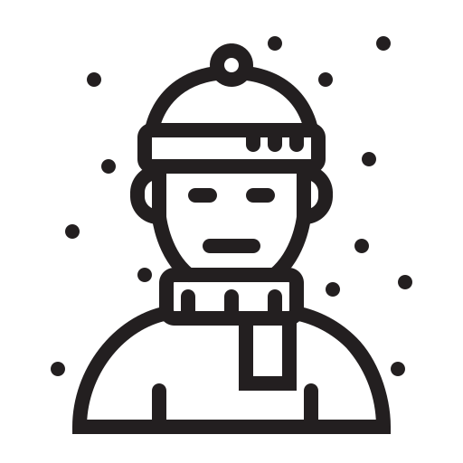 冬 Generic outline icon