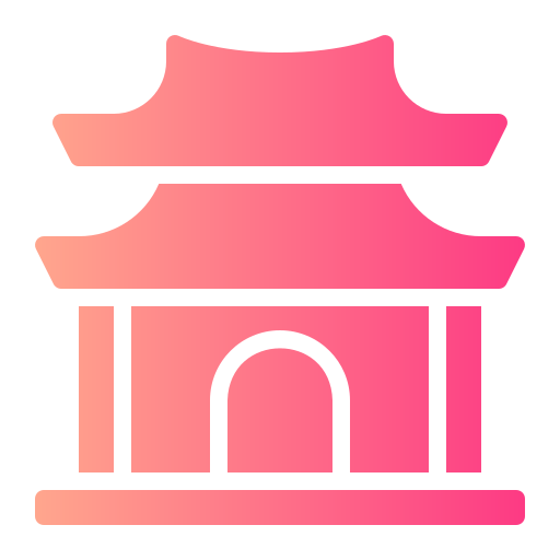 pagoda Generic gradient fill icono