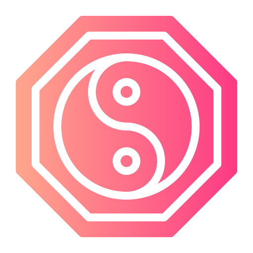 yin yang Generic gradient fill Ícone