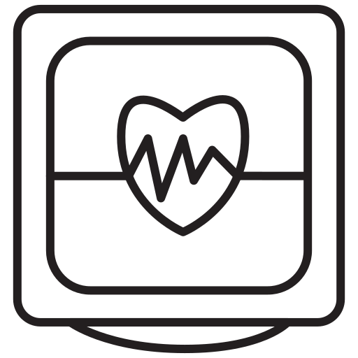 Electrocardiogram Generic outline icon