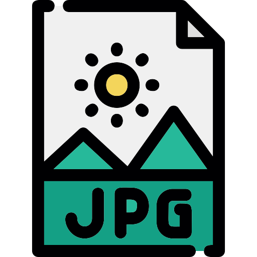 Jpg file Generic color lineal-color icon