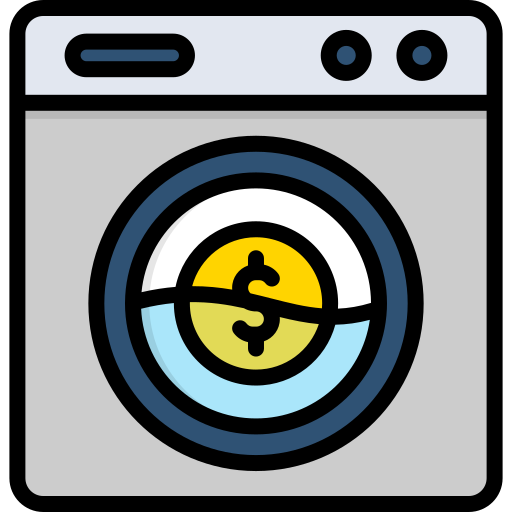 pranie pieniędzy Generic color lineal-color ikona