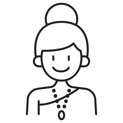Thai traditional dress Generic outline icon