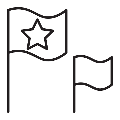 flagi Generic outline ikona