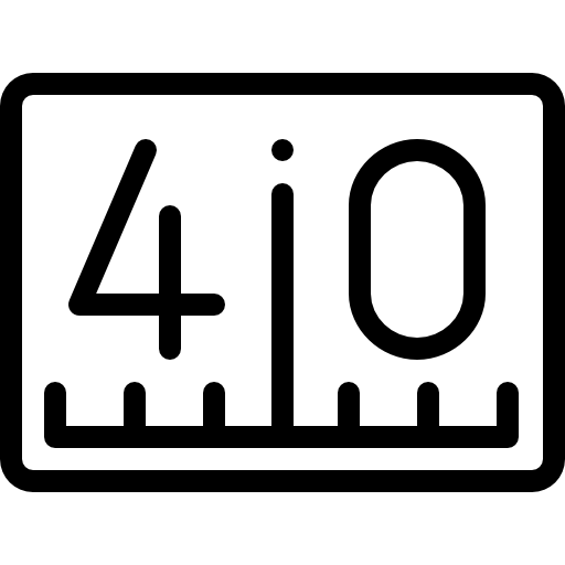 마당 표시 Detailed Rounded Lineal icon