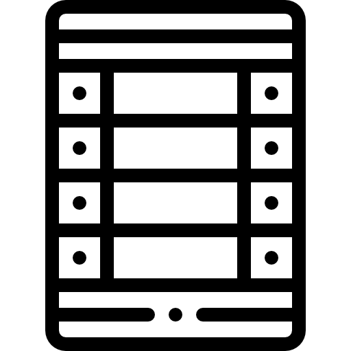 アメリカンフットボール場 Detailed Rounded Lineal icon