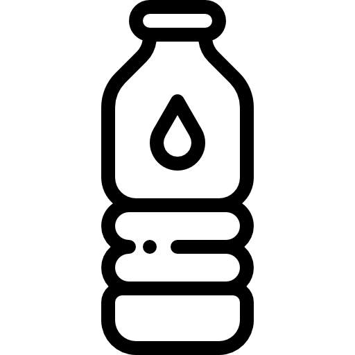 물 한 병 Detailed Rounded Lineal icon