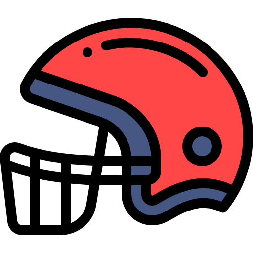 Helmet Detailed Rounded Lineal color icon