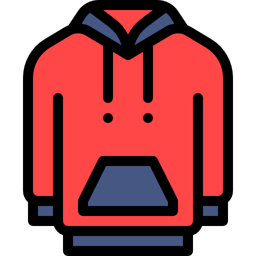 kapuzenpullover Detailed Rounded Lineal color icon