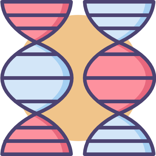 genético Flaticons.com Flat icono
