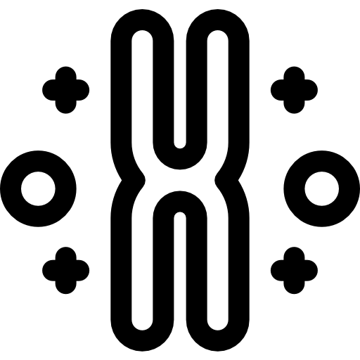 cromosoma Basic Rounded Lineal icono