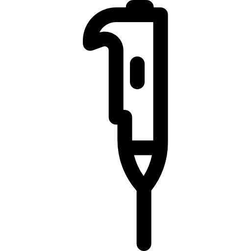 jeringa digital Basic Rounded Lineal icono