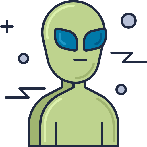 extraterrestre Flaticons.com Flat icono