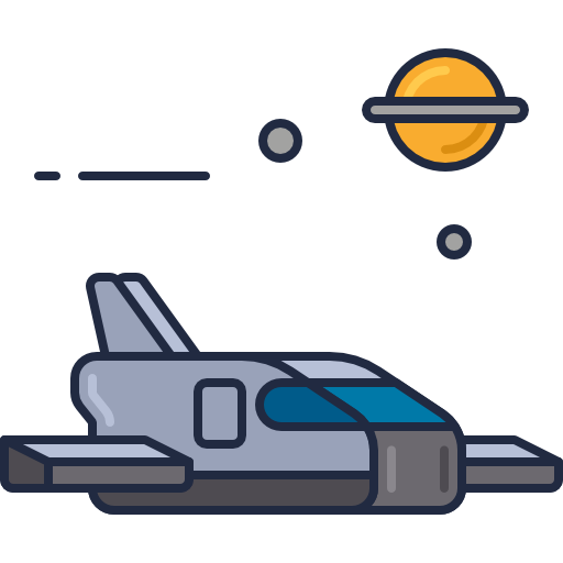 nave espacial Flaticons.com Flat Ícone
