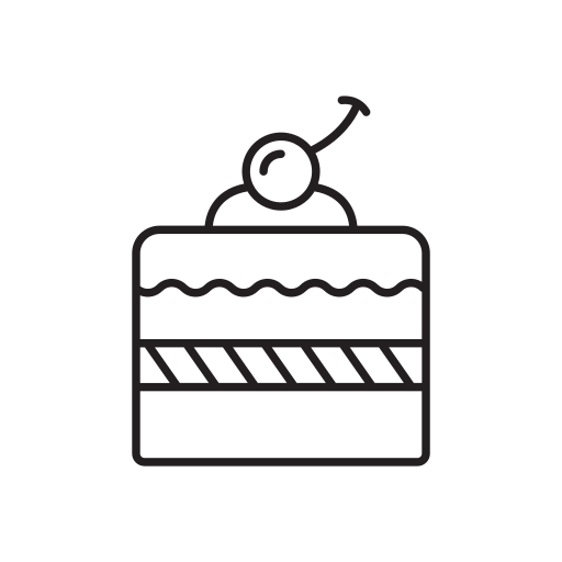 torta gelato Generic outline icona