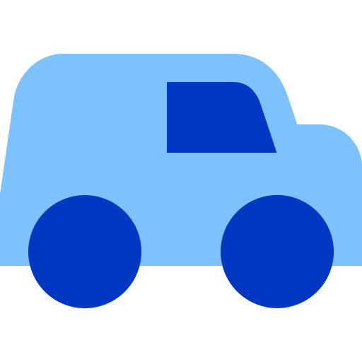 Mini car Super Basic Duotone Flat icon