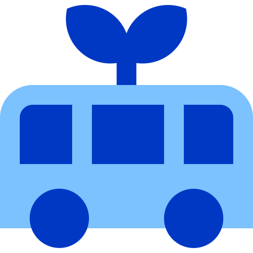 Автобус Super Basic Duotone Flat иконка