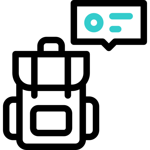 배낭 Basic Accent Outline icon