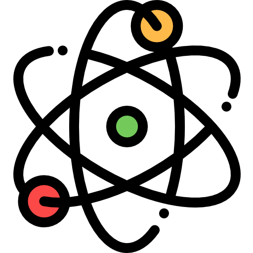 Atom Detailed Rounded Lineal color icon