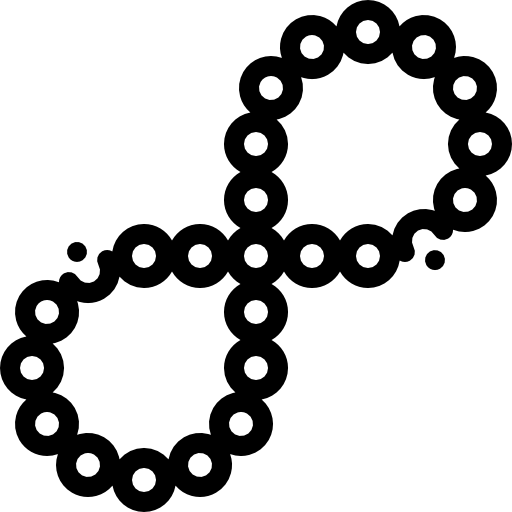 koraliki Detailed Rounded Lineal ikona