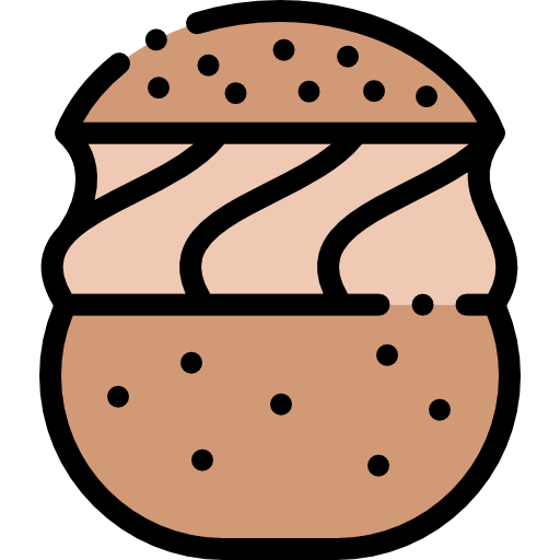 semla Detailed Rounded Lineal color icon