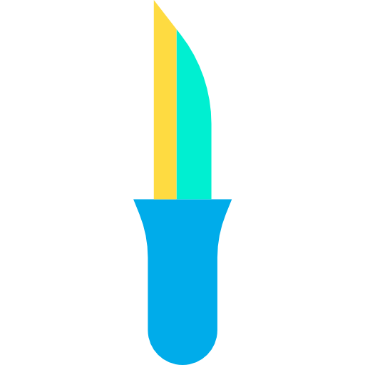 Knife Kiranshastry Flat icon