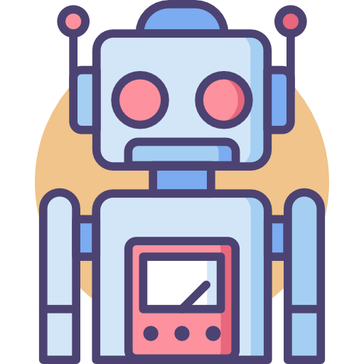 robot Flaticons Lineal Color icoon