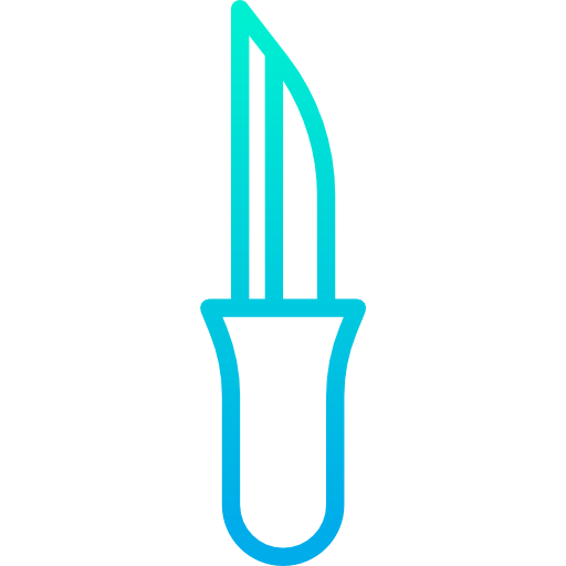 cuchillo Kiranshastry Gradient icono