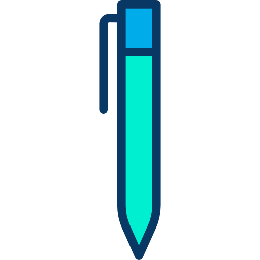 bolígrafo Kiranshastry Lineal Color icono