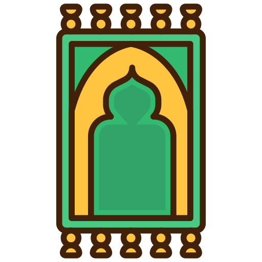 Prayer rug Generic color lineal-color icon