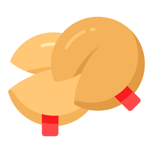 Fortune cookies Generic color fill icon