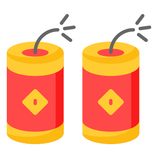 Firecrackers Generic color fill icon
