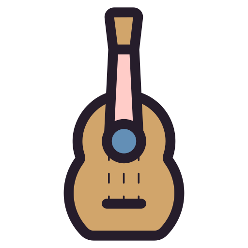 gitarre Generic color lineal-color icon