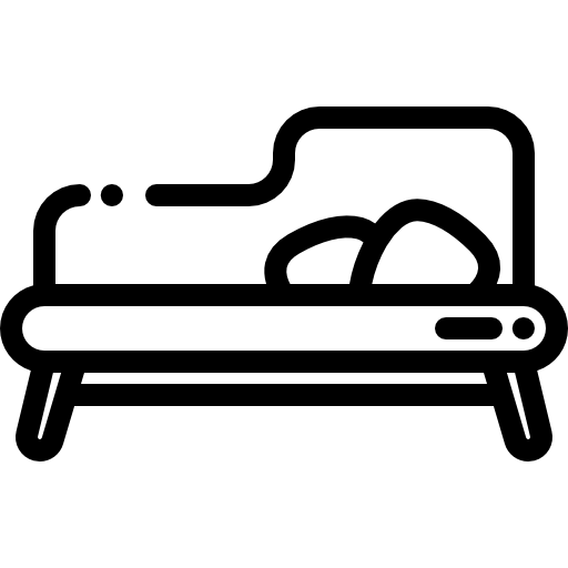 침상 Detailed Rounded Lineal icon