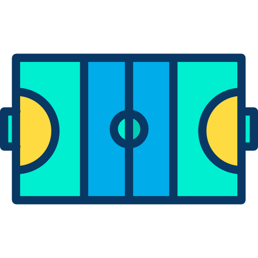 terrain de hockey Kiranshastry Lineal Color Icône