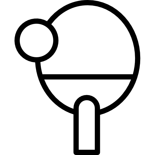 tischtennis Kiranshastry Lineal icon