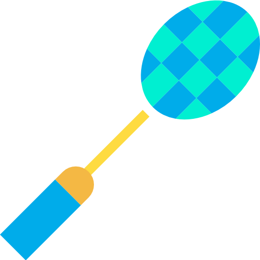 badminton Kiranshastry Flat icon