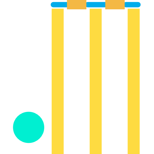 クリケット Kiranshastry Flat icon