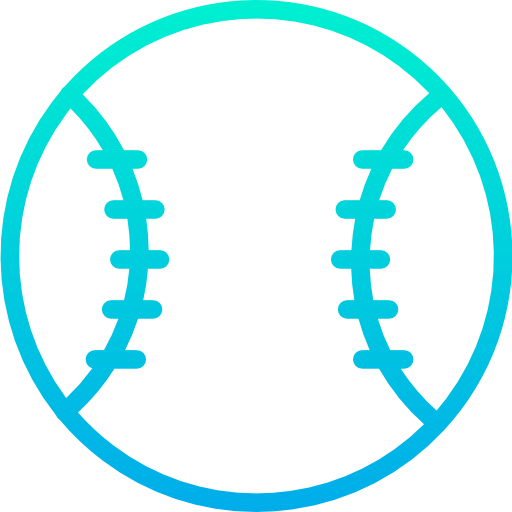 baseball Kiranshastry Gradient ikona