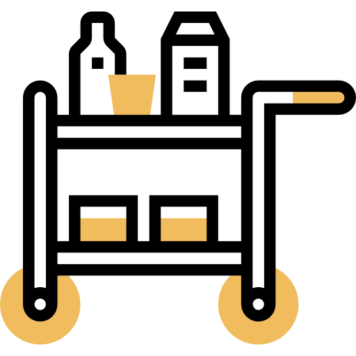 carrello alimentare Meticulous Yellow shadow icona