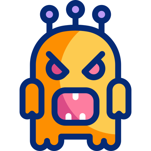 Monster Basic Accent Lineal Color icon