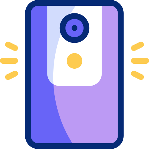 cámara del teléfono Basic Accent Lineal Color icono