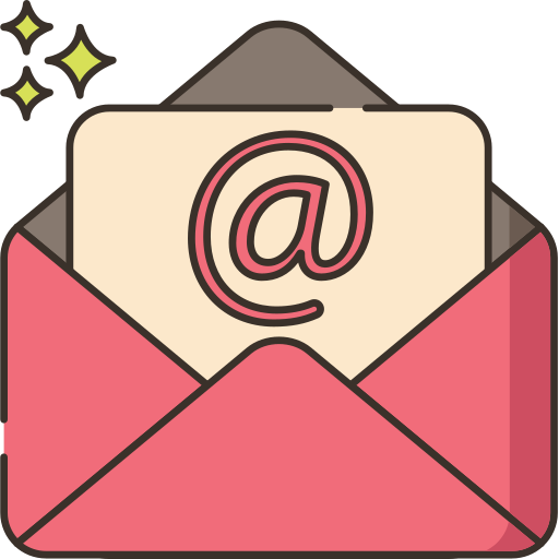 correo electrónico Flaticons Lineal Color icono