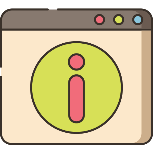 informazioni Flaticons Lineal Color icona