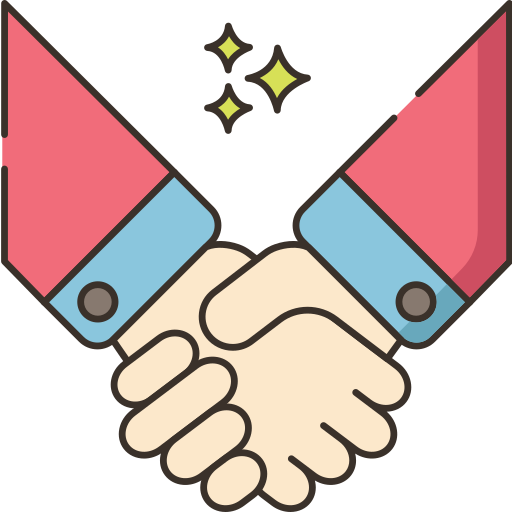 partnerschaft Flaticons Lineal Color icon